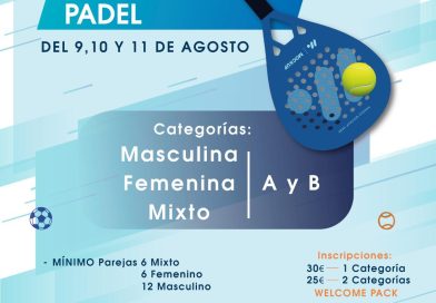 Torneo de pádel VII Semana del Deporte Candeledano