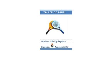 Abierto el plazo de inscripción para los Talleres de Pádel 2024-2025 en Candeleda